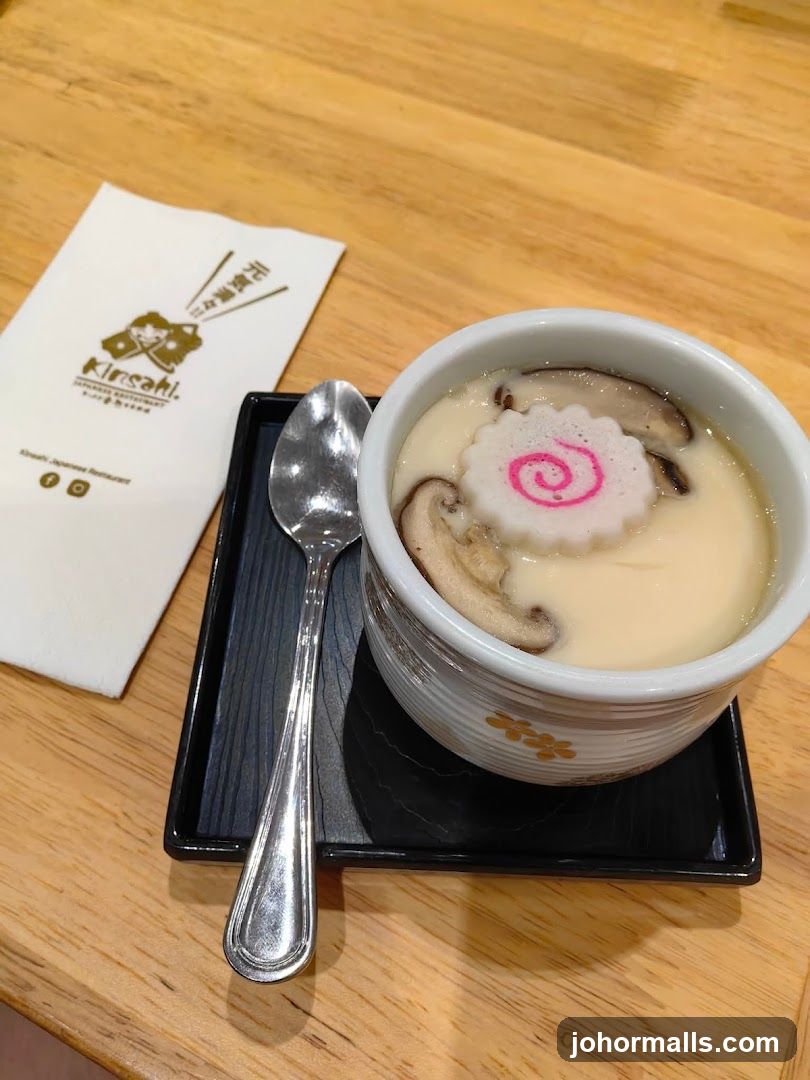 Chawanmushi with Narutomaki and Shiitake Mushrooms