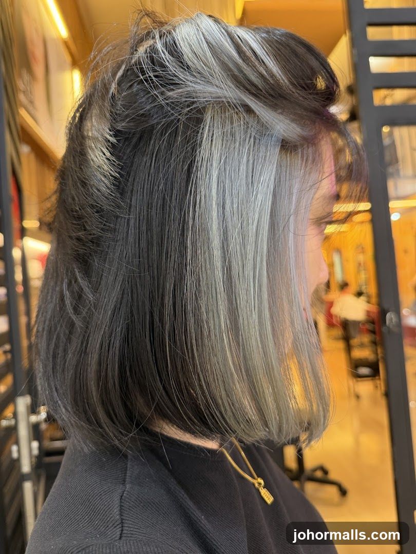 Woman with Two-Toned Hair
