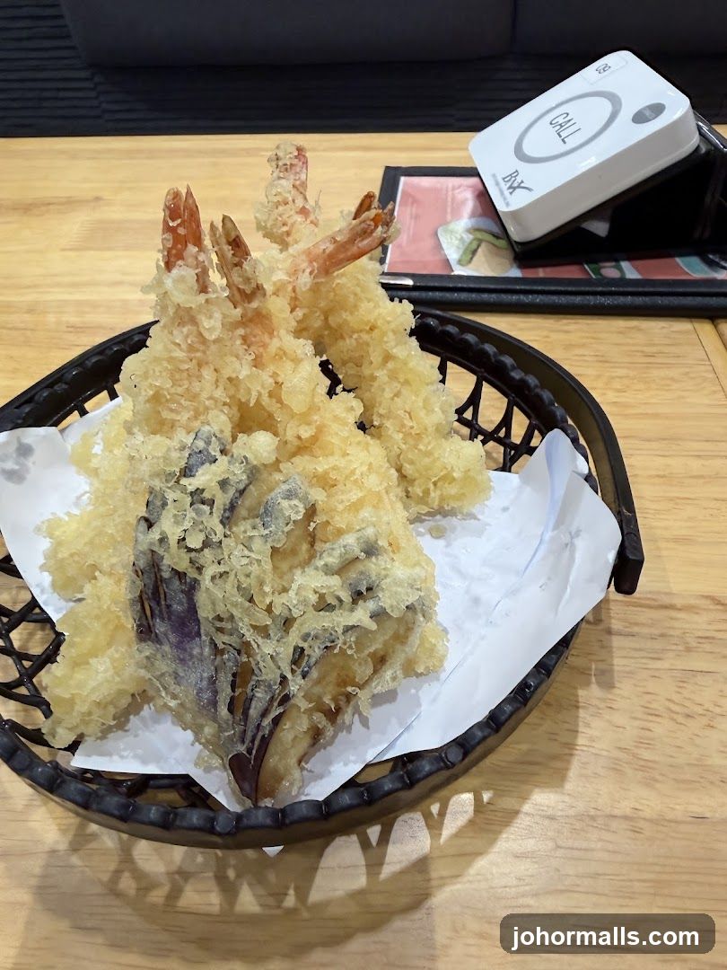 Shrimp and Eggplant Tempura