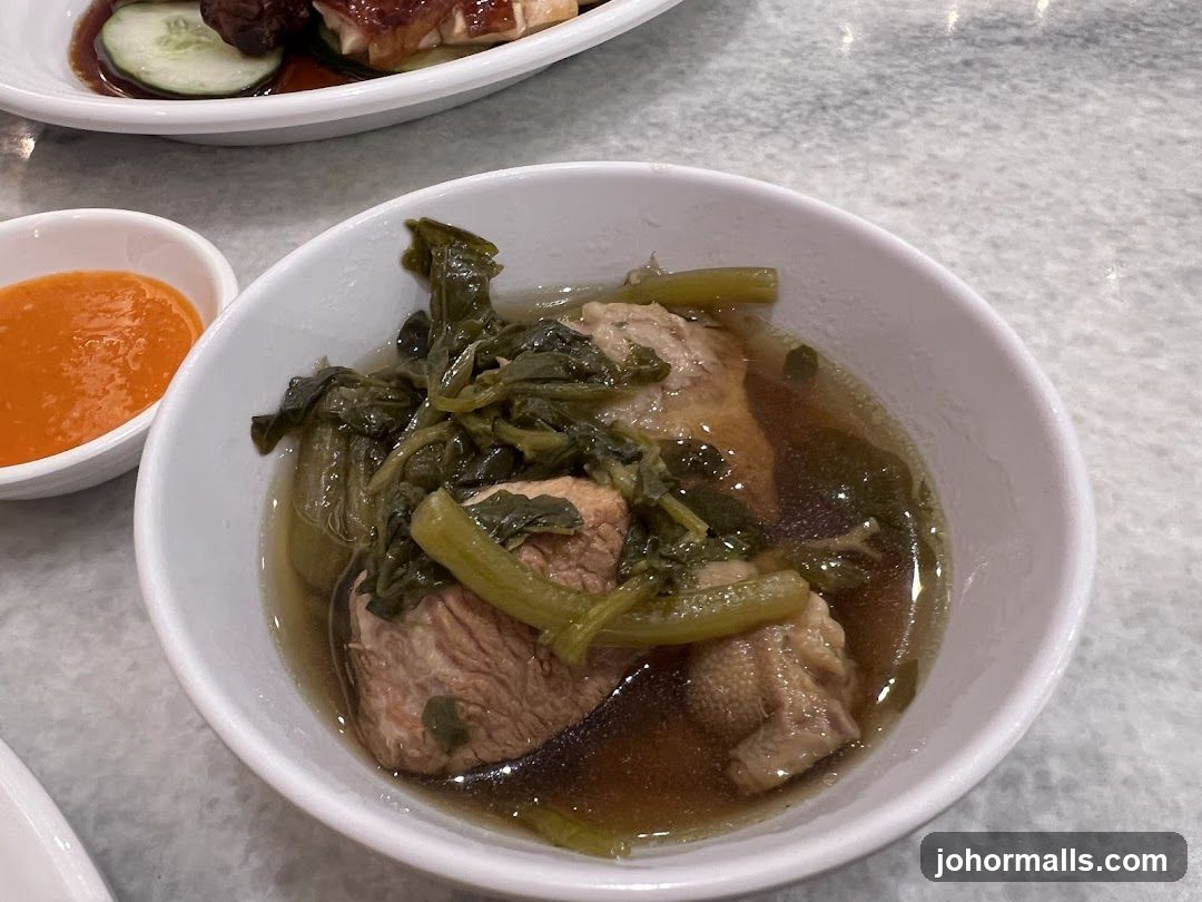 Braised Pork Belly with Greens