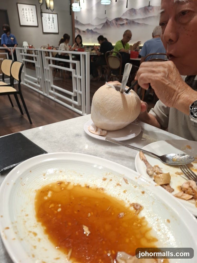 Diners Enjoying a Meal