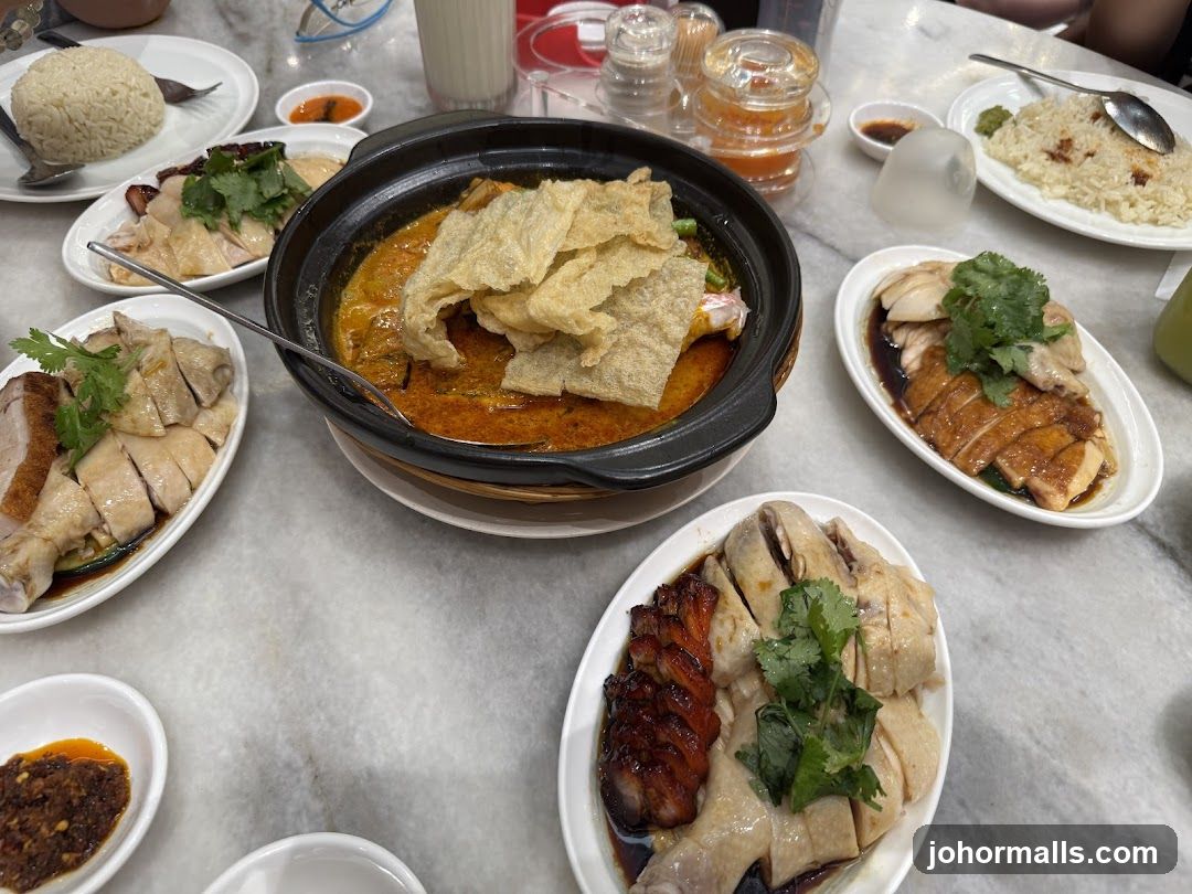 Hainanese Chicken Rice and Curry