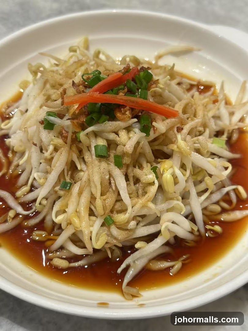 Bean Sprouts with Sauce