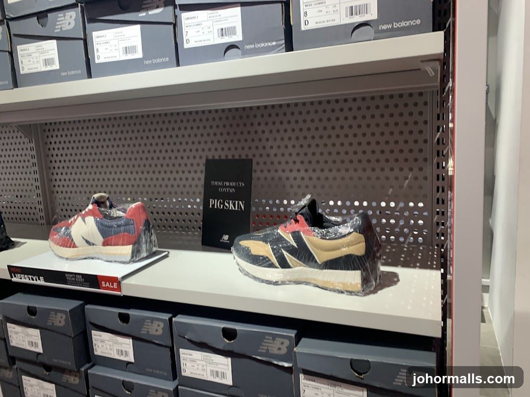 New Balance Shoes Display