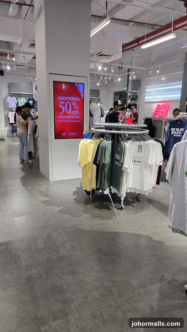 New Balance Store Interior with Sale Display
