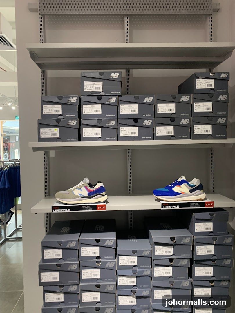 New Balance Shoe Display