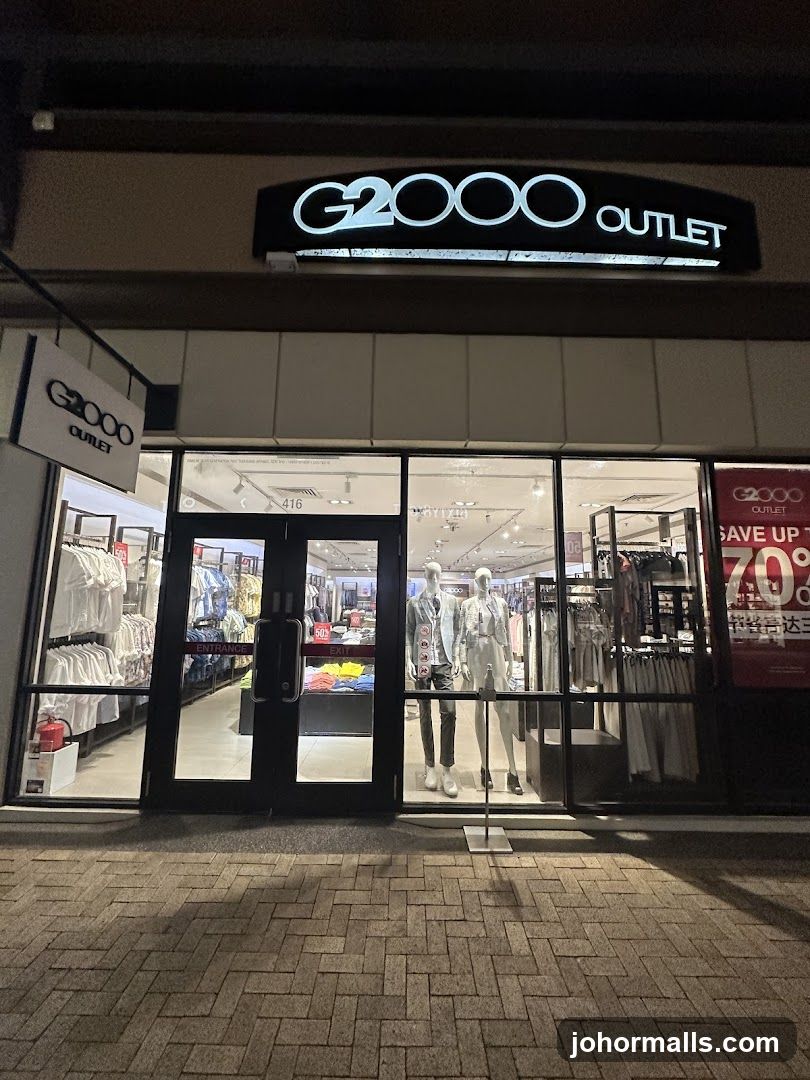 G2000 Outlet Storefront