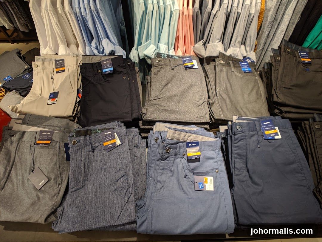 Pants and Shirts Display