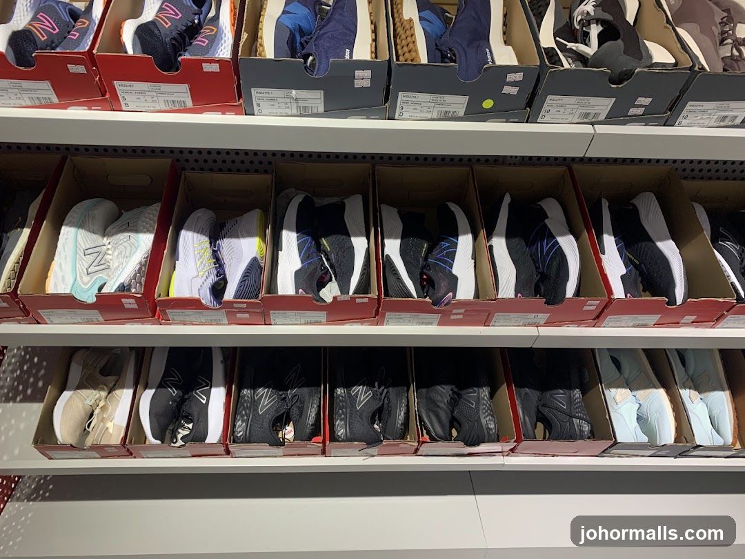 New Balance Shoes on Display