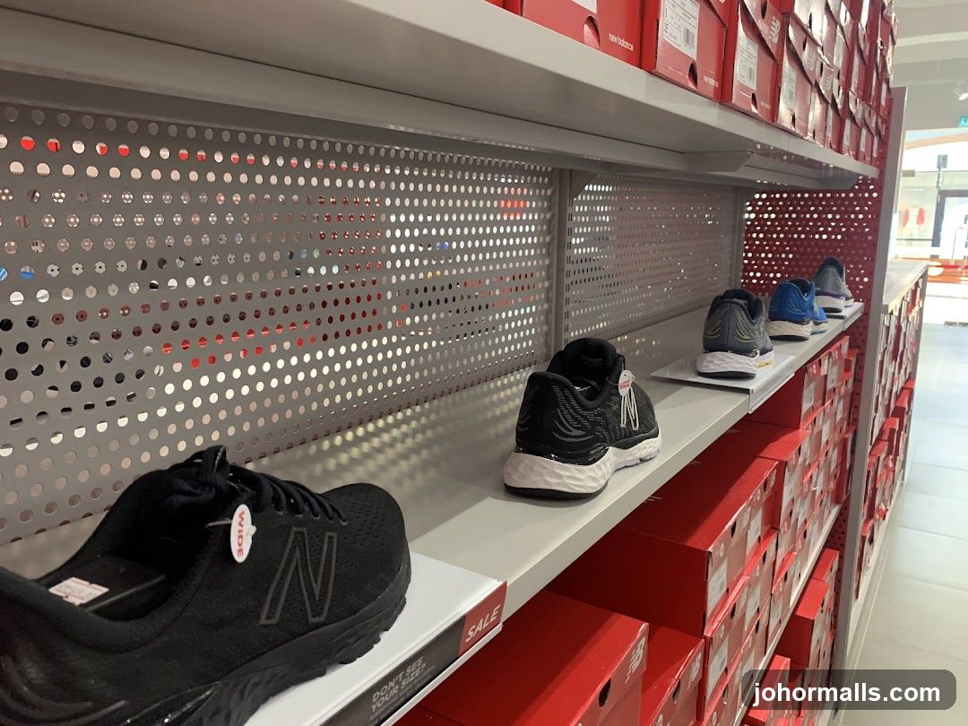 New Balance Shoes on Display