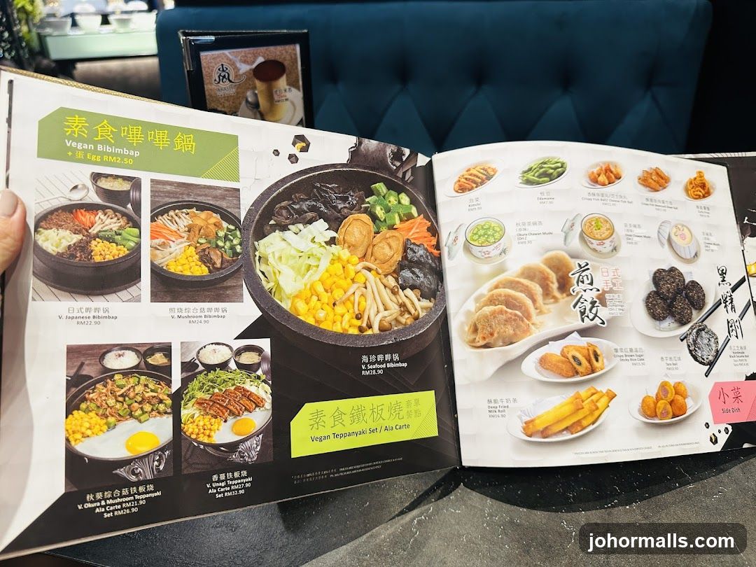 Vegan Bibimbap & Teppanyaki Menu