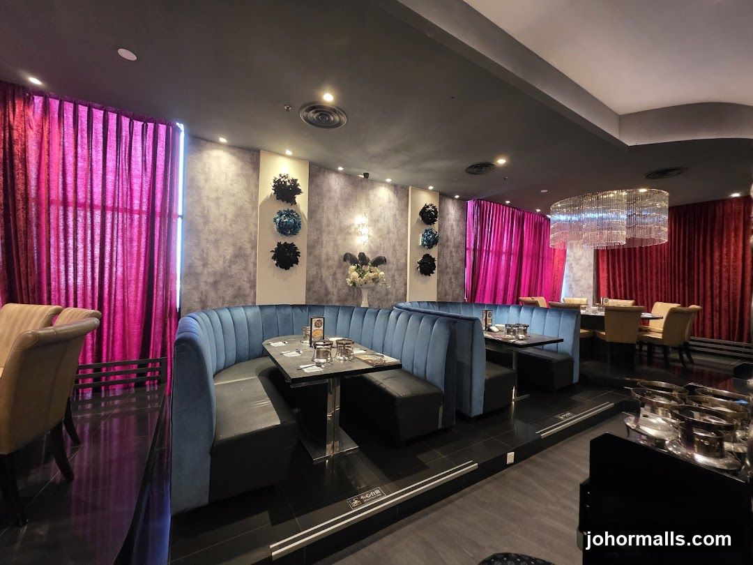 Restaurant Interior with Booth Seating