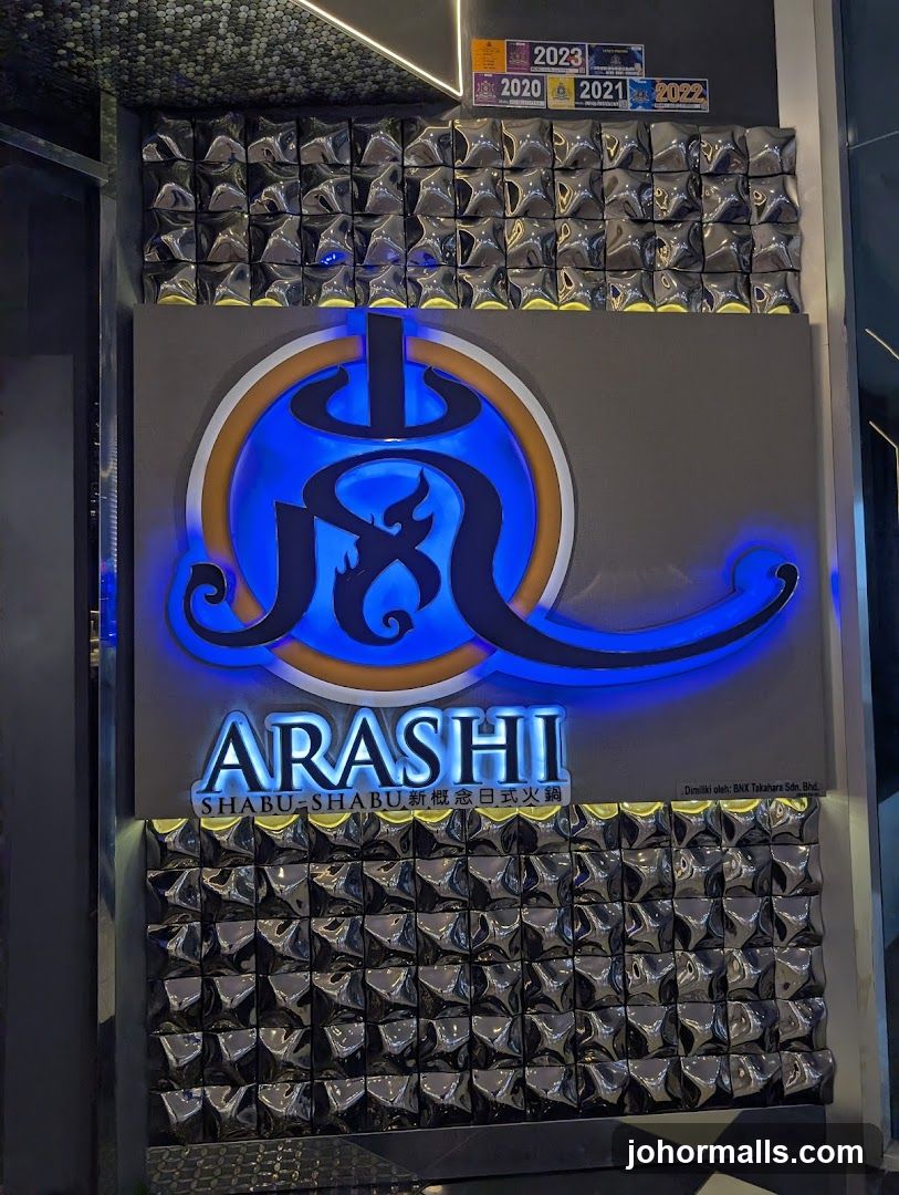Arashi Shabu-Shabu Sign