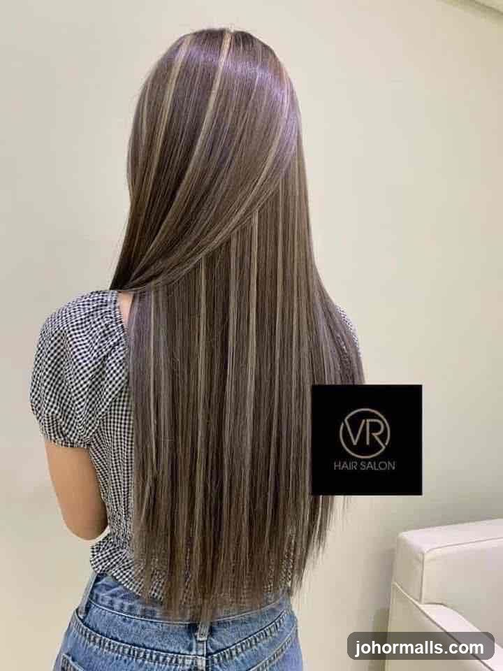 Woman with Highlighted Hair