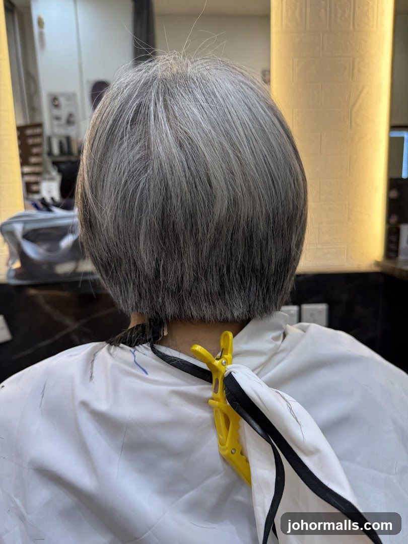 Haircut in Progress