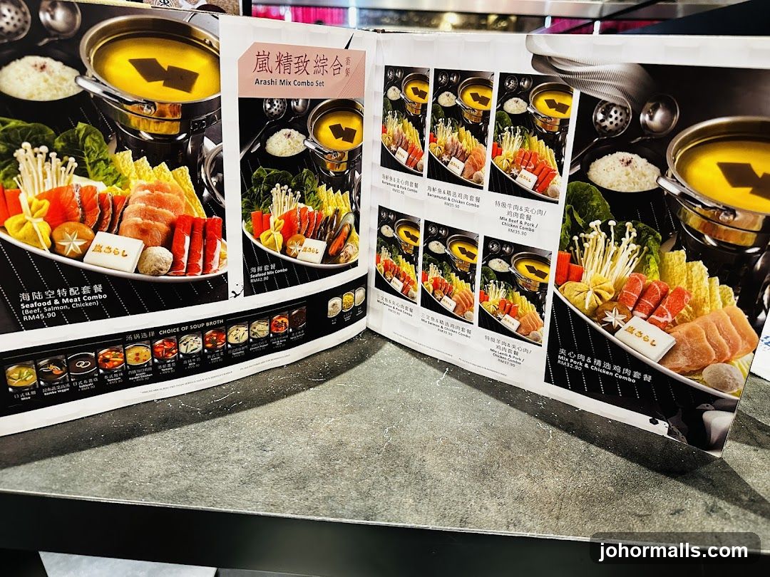 Arashi Mix Combo Set Menu