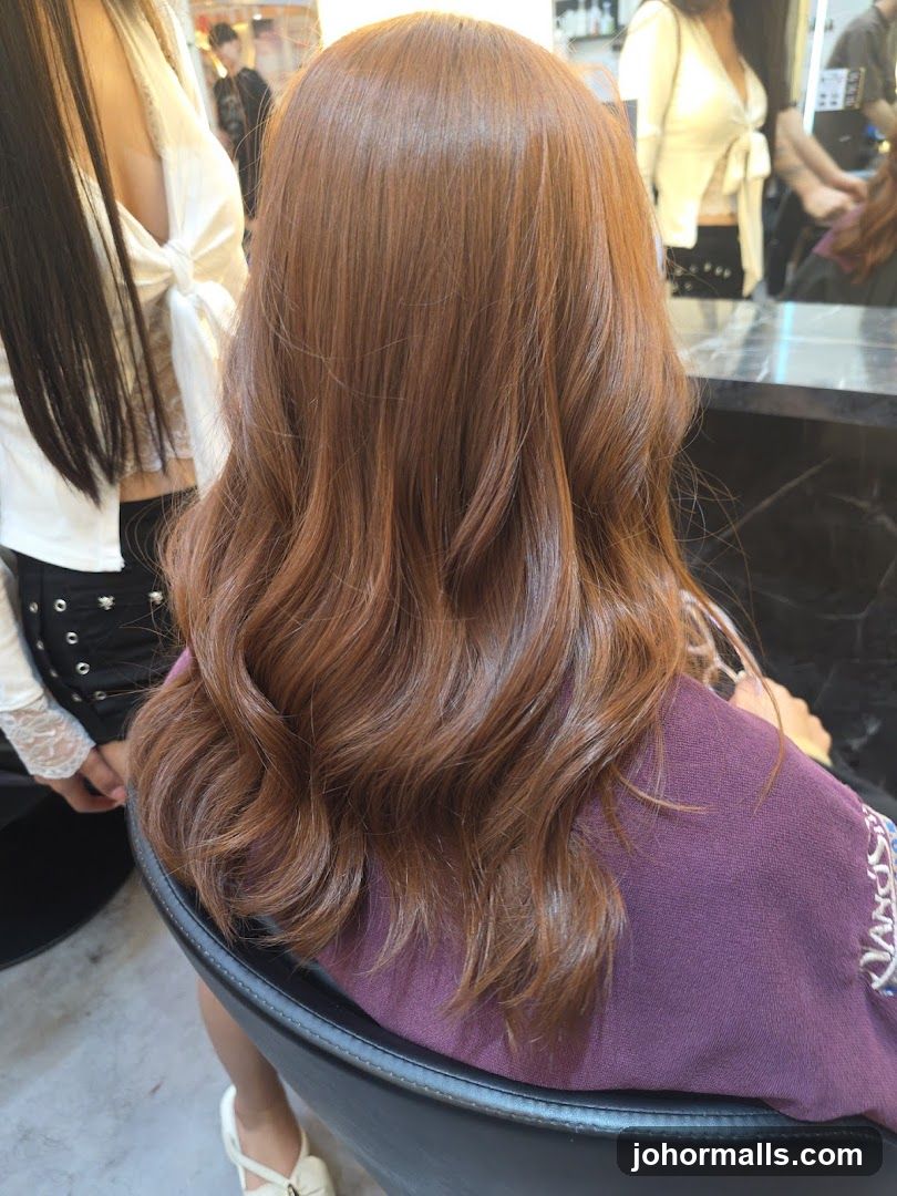Woman with Wavy Brown Hair