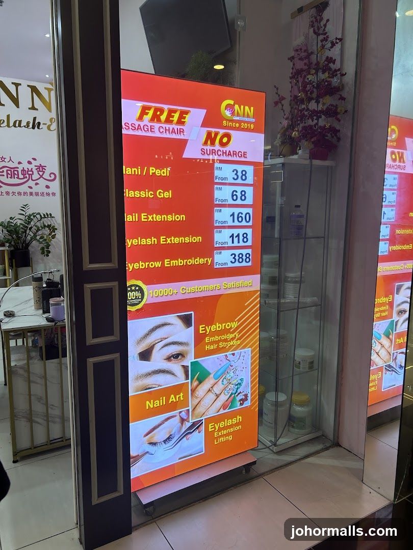 Beauty Salon Price List