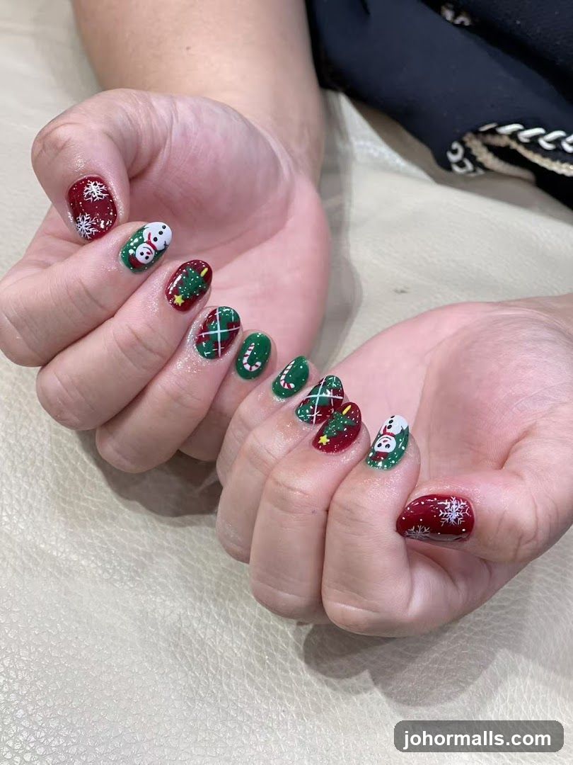 Christmas Themed Nails