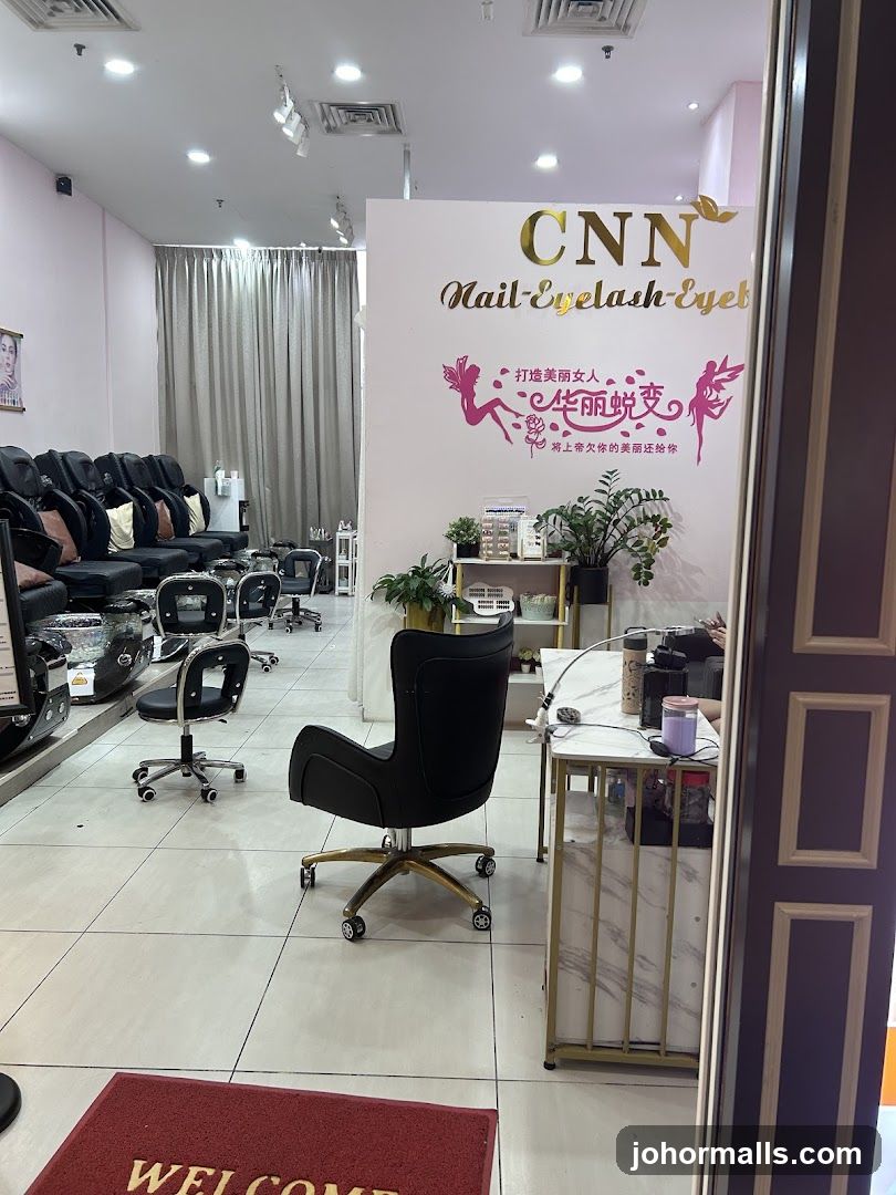 Nail and Eyelash Salon Interior