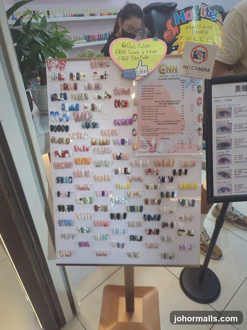 Nail Salon Display