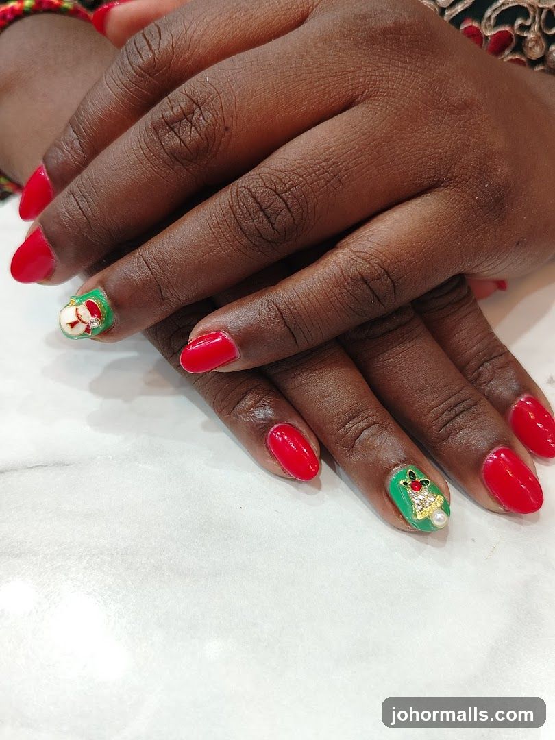 Christmas Themed Nails