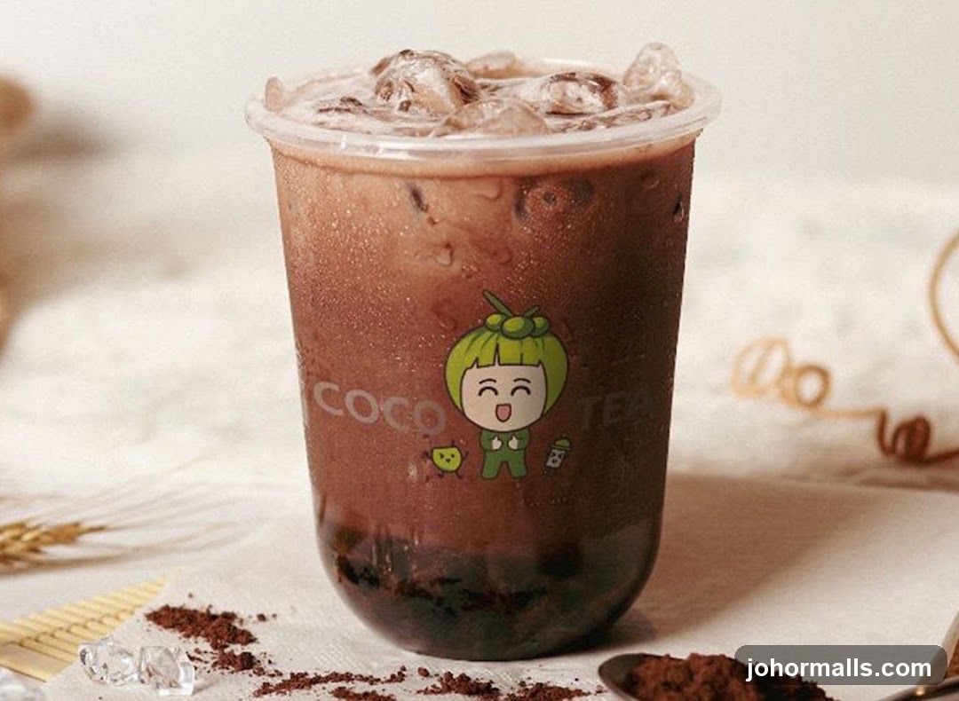 Chocolate Drink with Boba