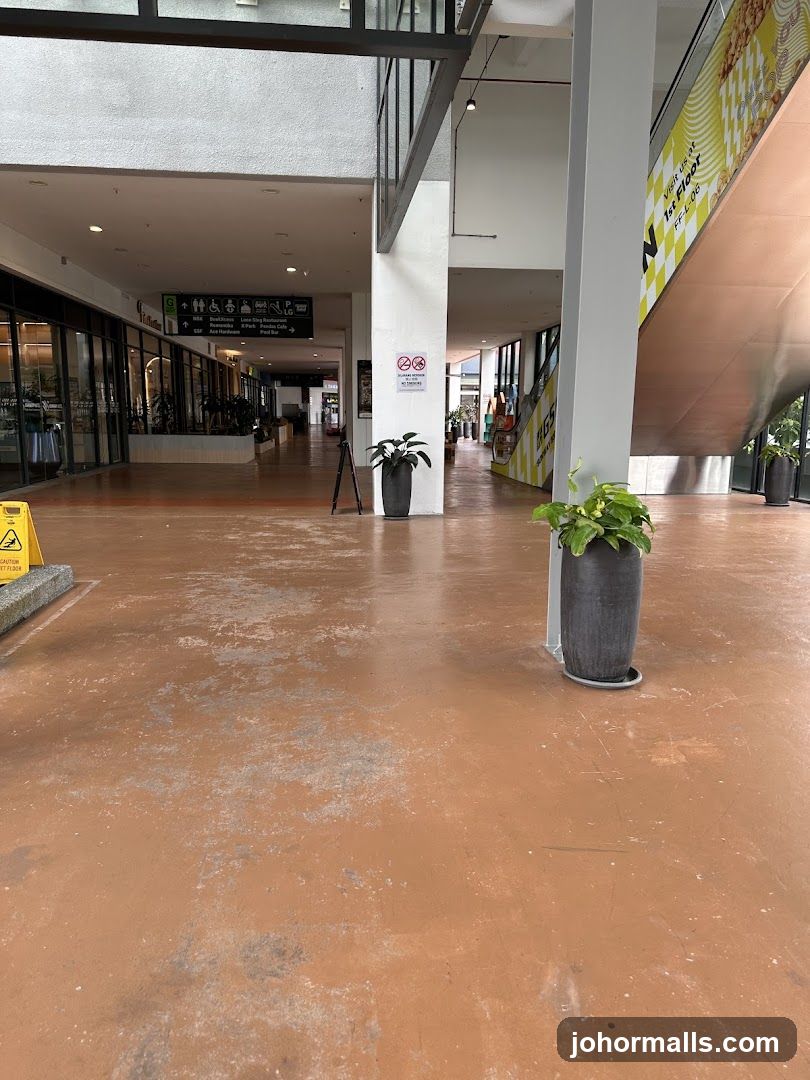 Indoor Shopping Mall Corridor
