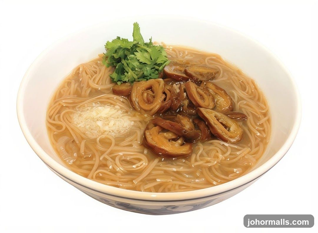 Noodle Soup with Intestines