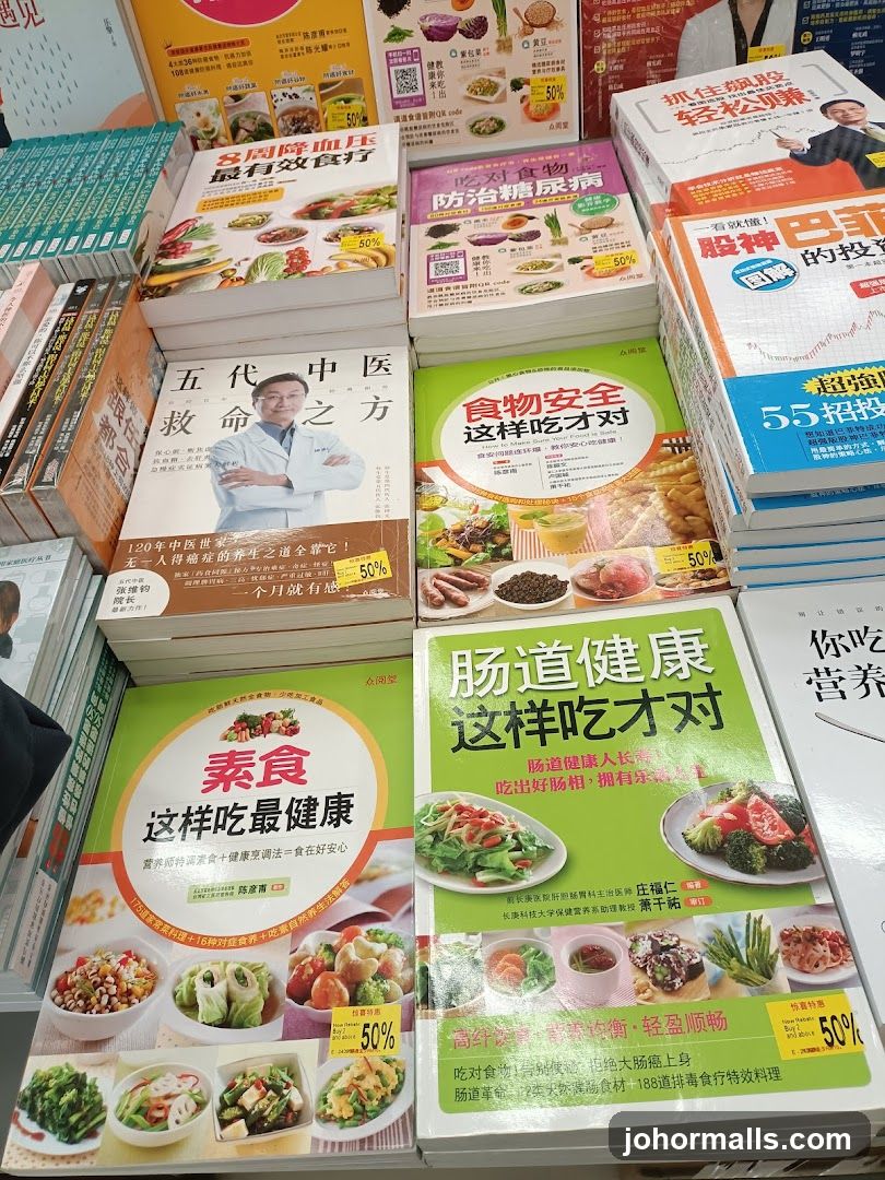 Books on healthy eating and finance
