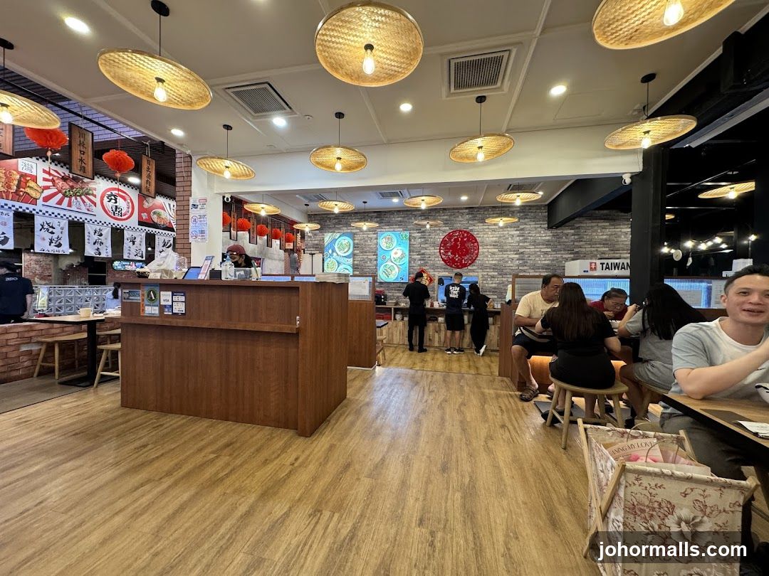 Restaurant Interior with Diners