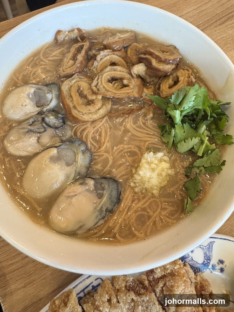 Oyster and Intestine Mee Sua
