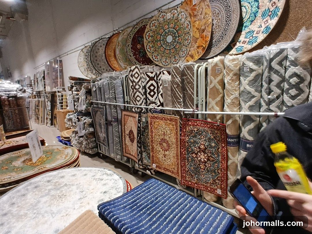Rugs and Carpets Display