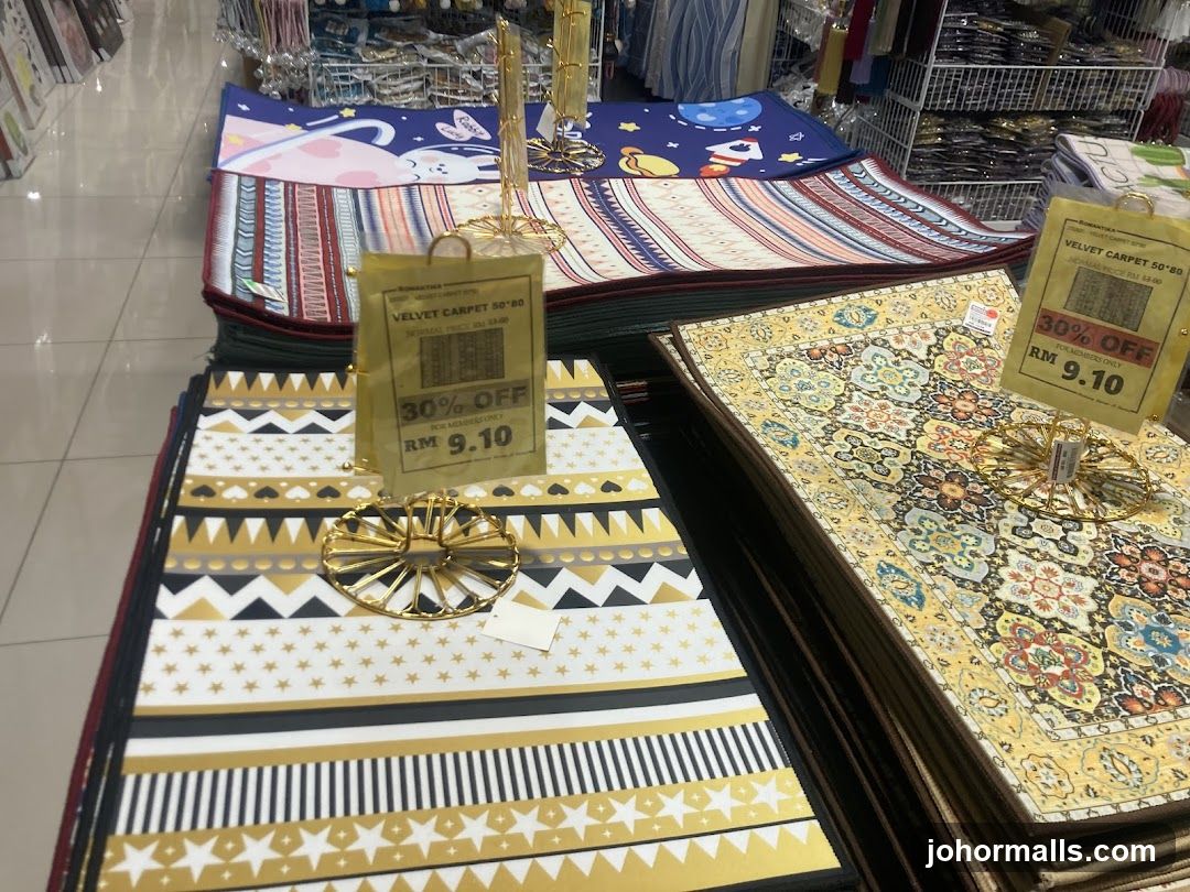 Velvet Carpets on Display