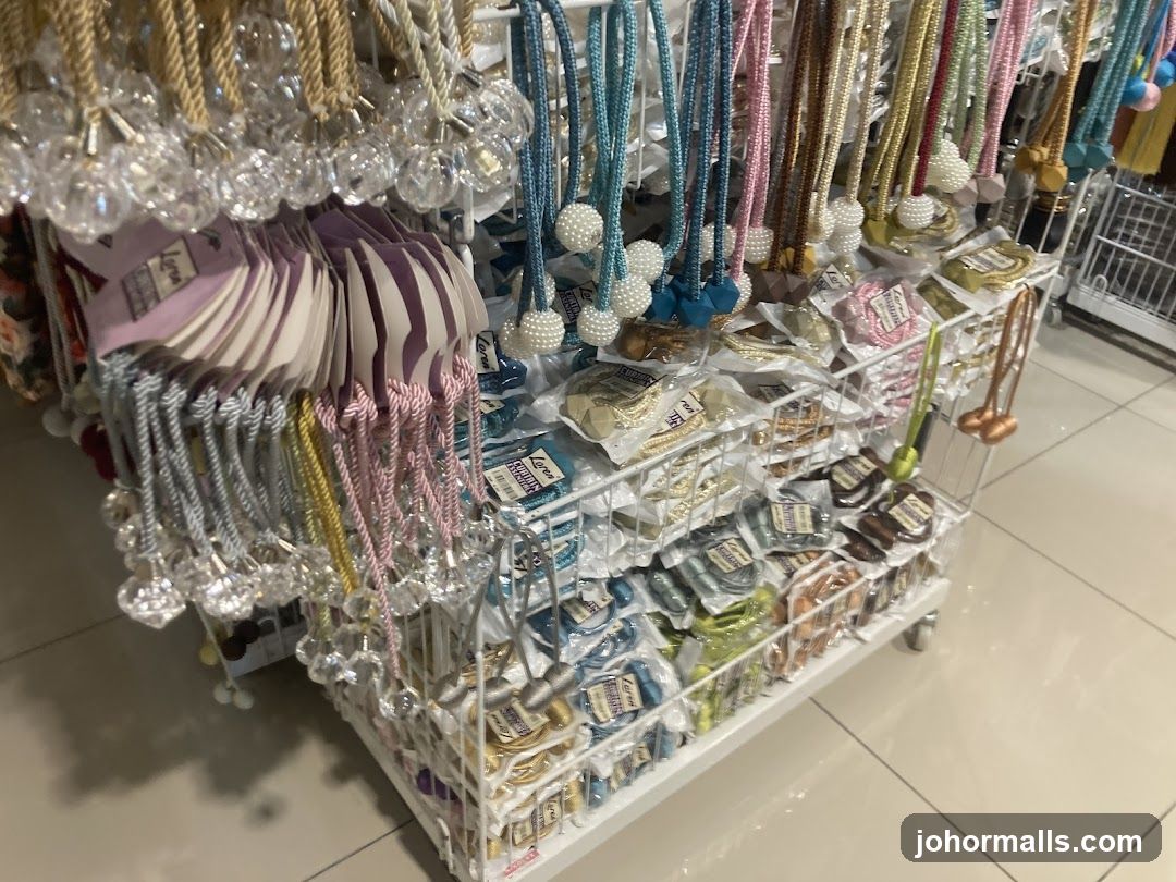 Curtain Tie-Backs Display