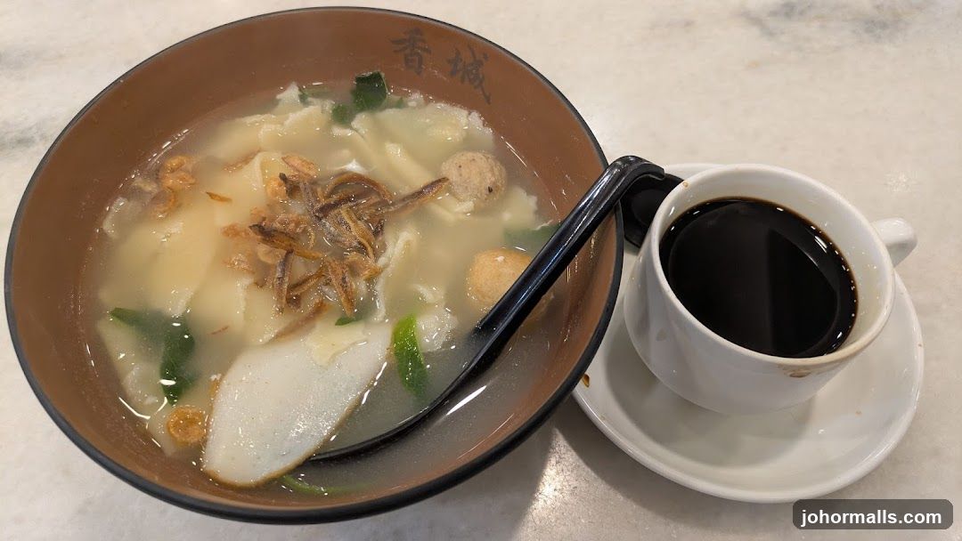 Noodle Soup and Coffee