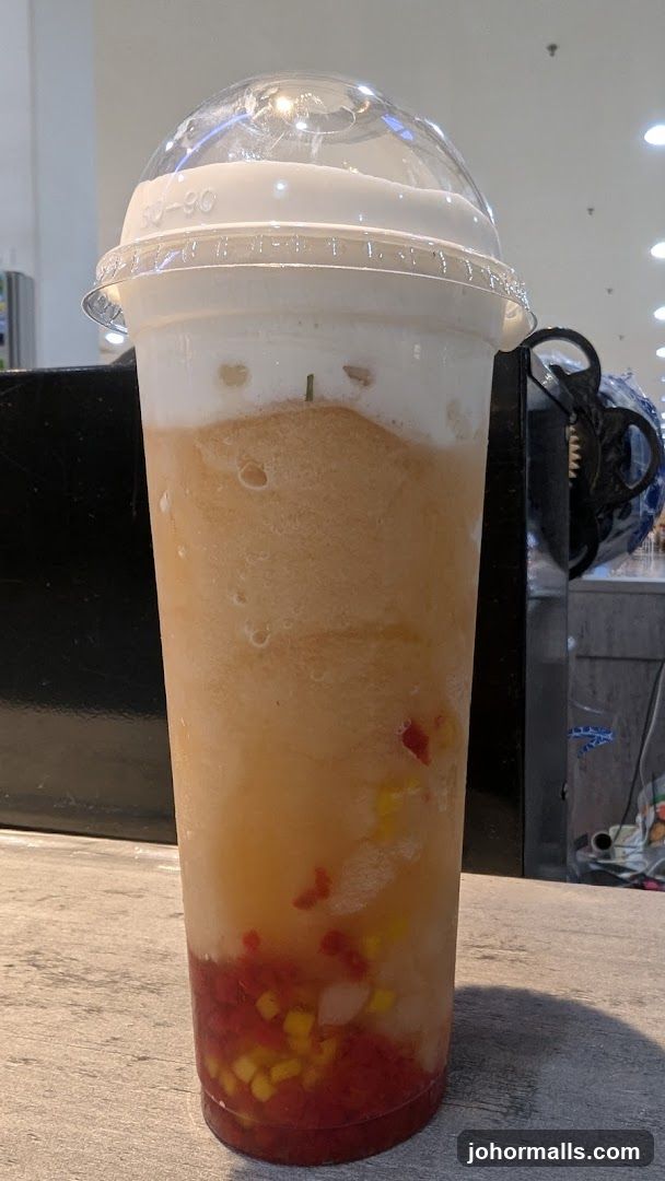 Iced Beverage with Toppings