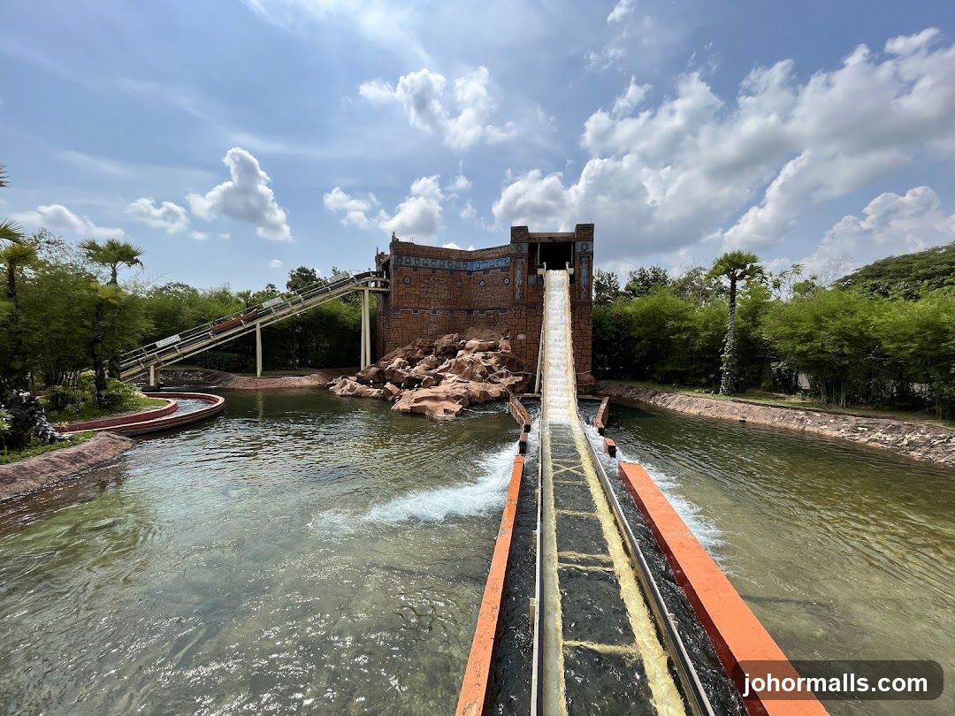 Water Ride at an Amusement Park