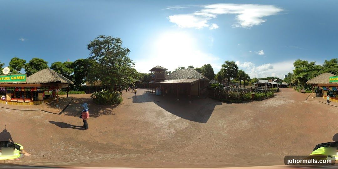 Amusement Park with Game Stalls