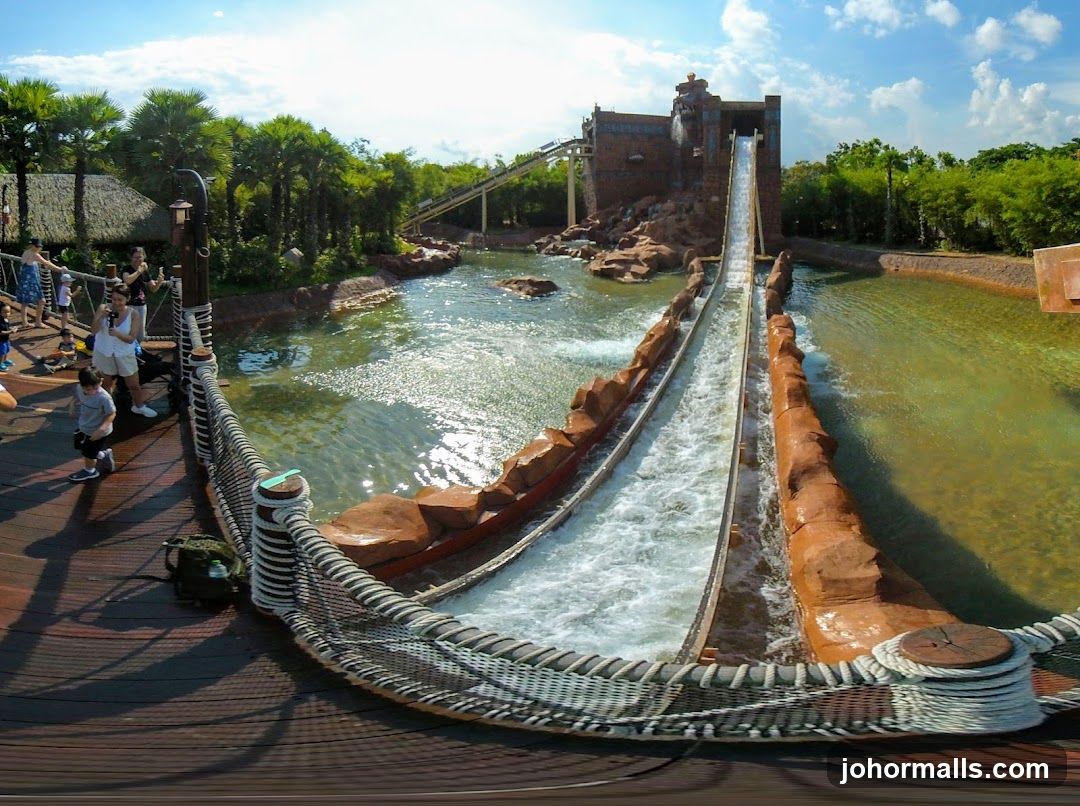 Water Ride at a Theme Park
