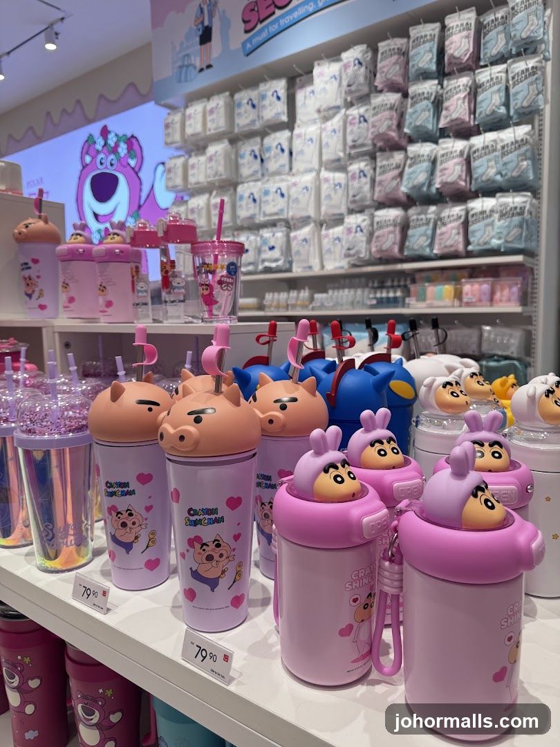 Character Themed Drinkware and Packaged Goods