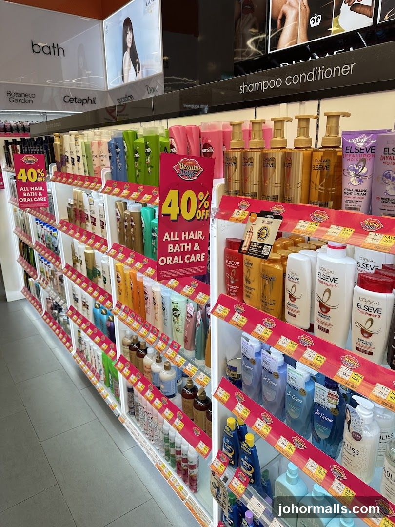 Beauty Products on Shelves