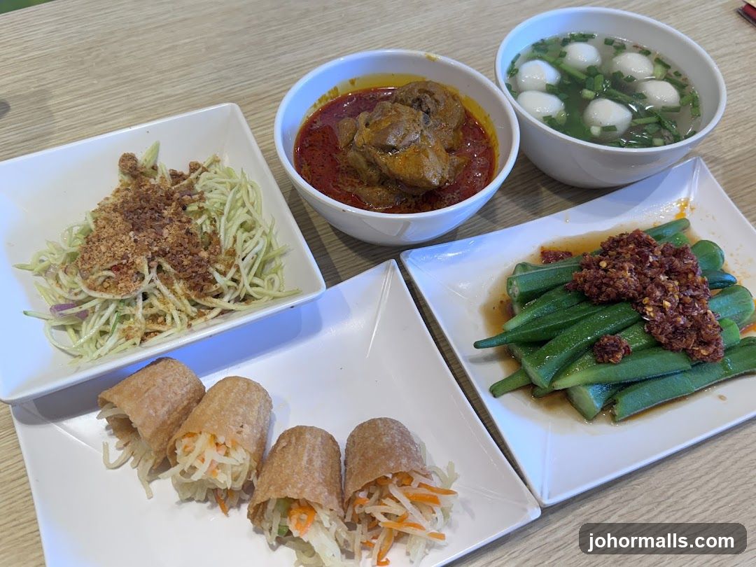 Assortment of Asian Dishes