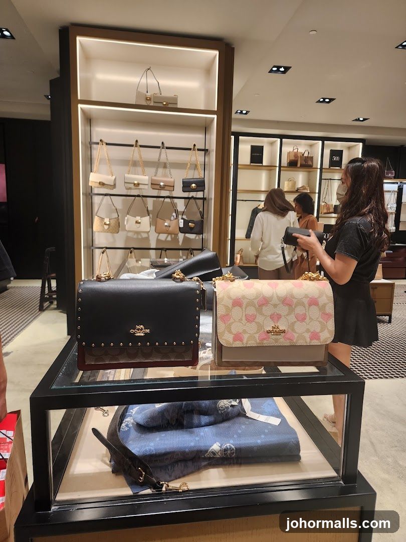 Coach Handbags Display