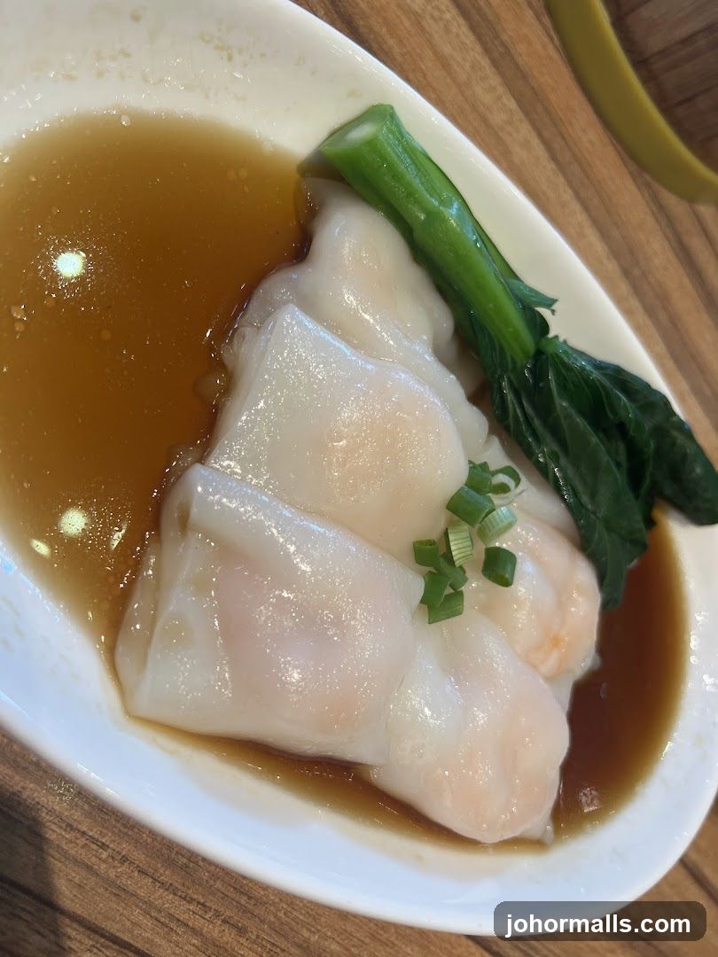 Shrimp Rice Noodle Rolls