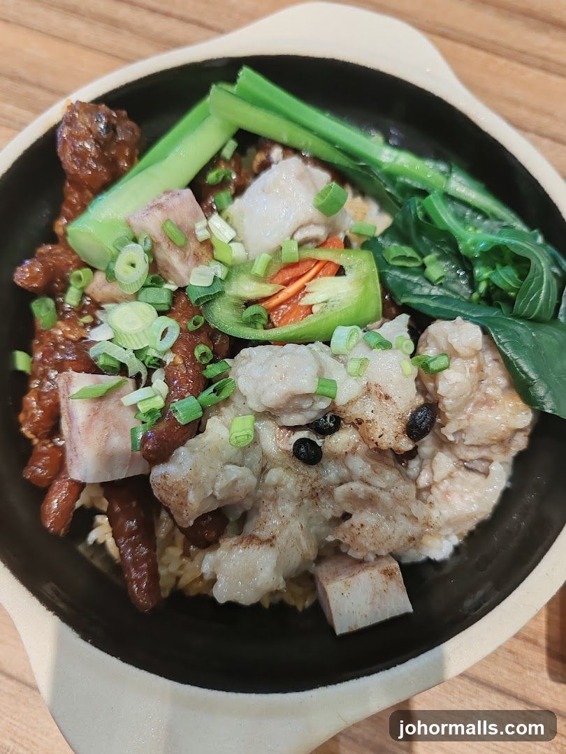 Claypot Rice with Assorted Toppings