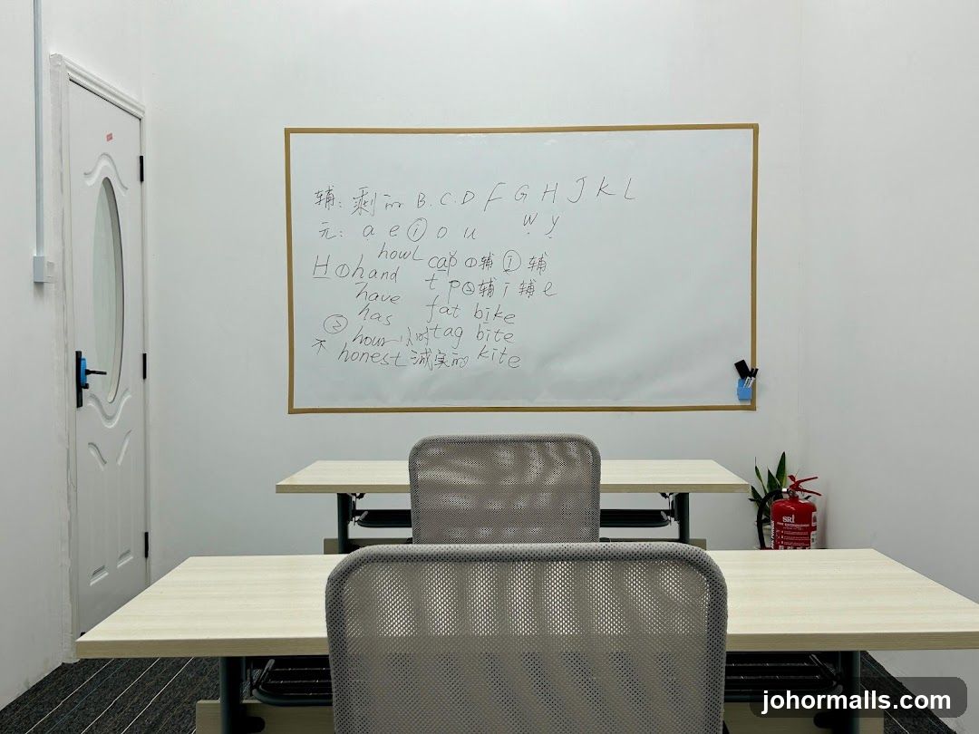 Classroom with Whiteboard