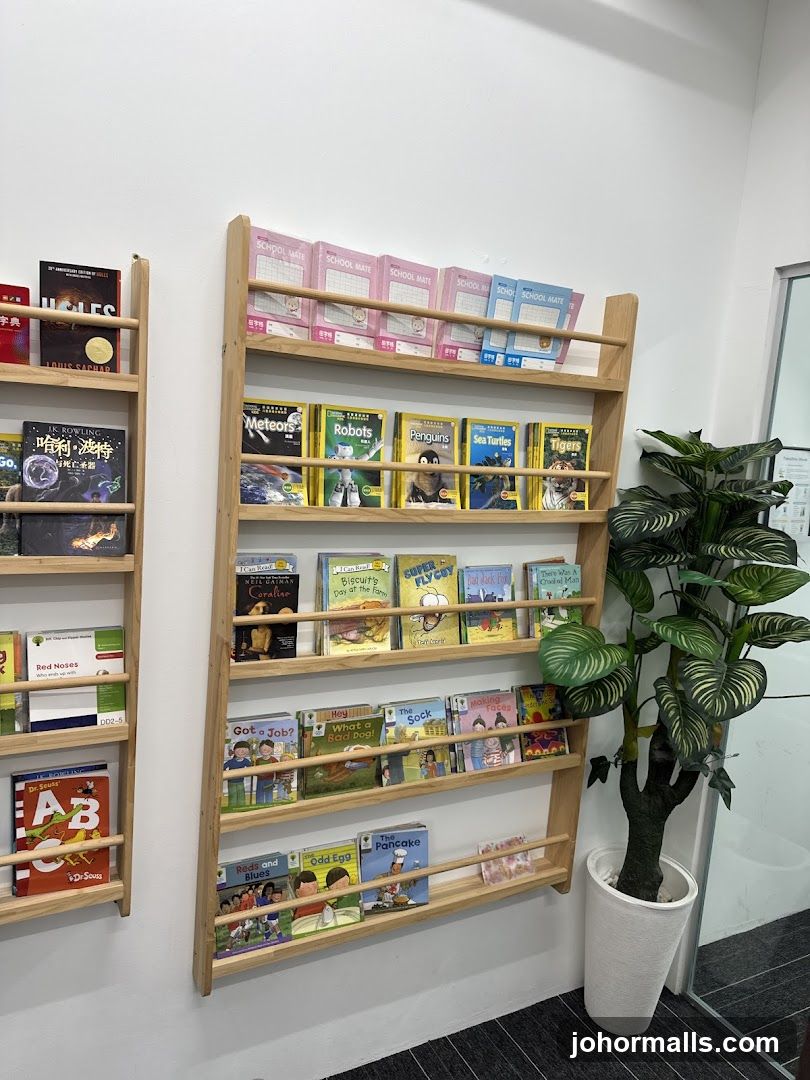 Bookshelves with Children's Books
