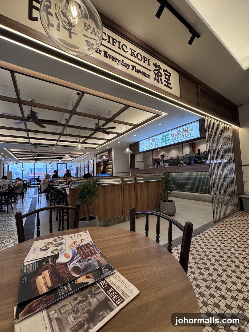 Interior of a cafe