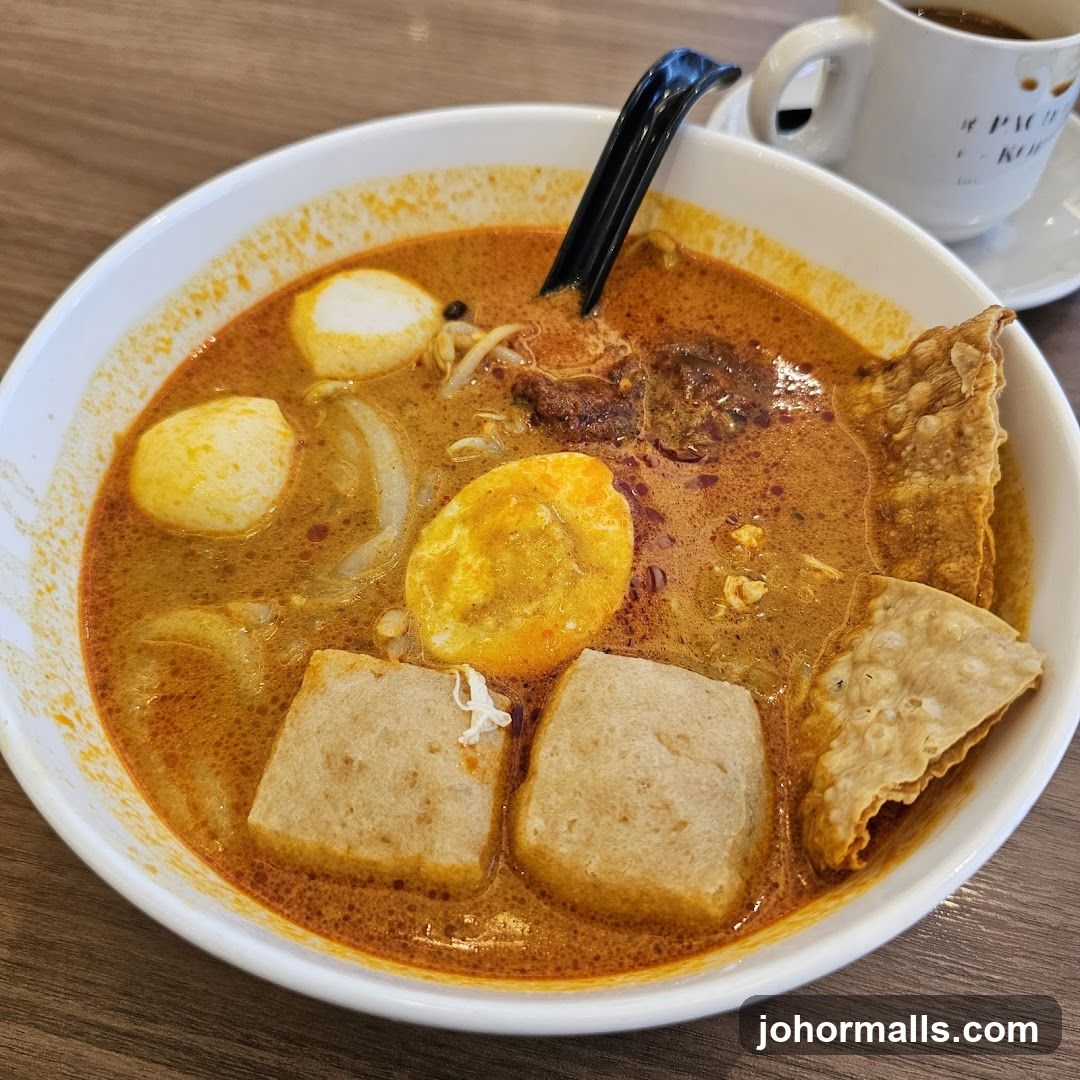Curry Laksa with Coffee